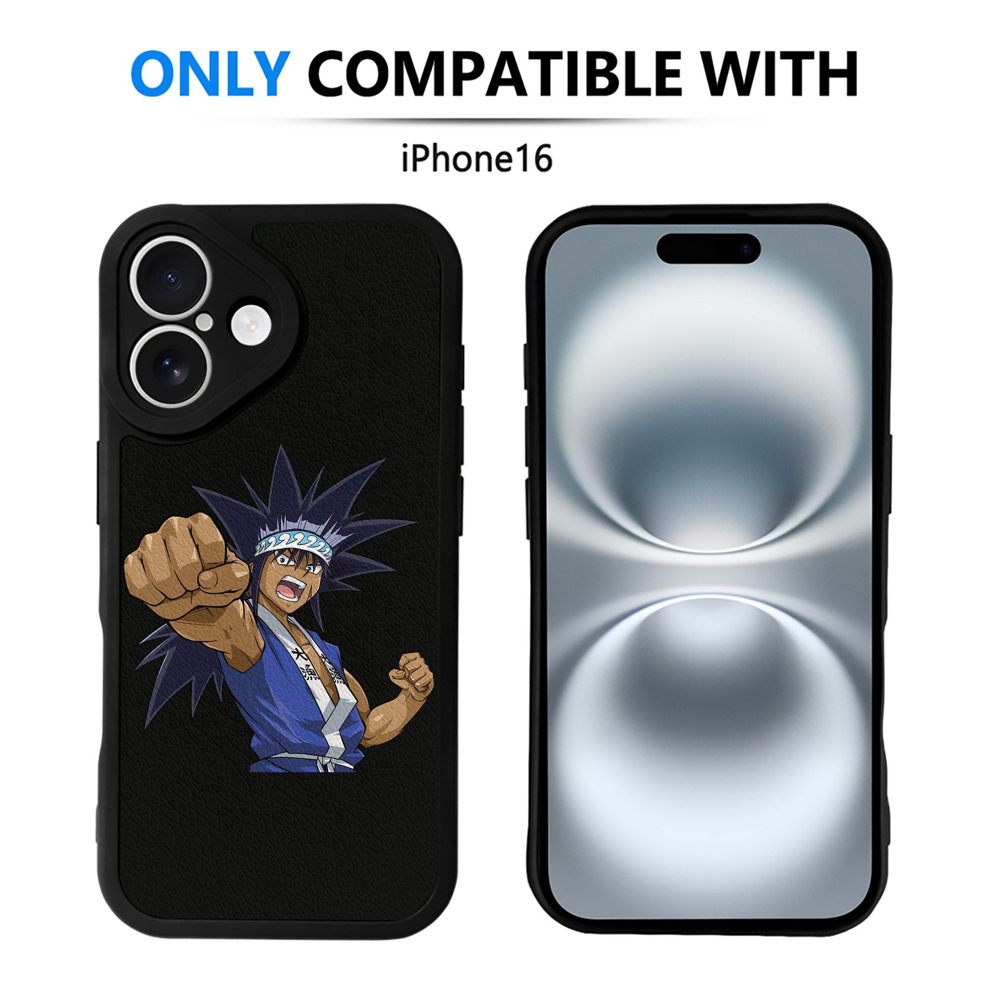 遊☆戯☆王 Yu-Gi-Oh! 【iPhone 16シリーズ対応】シリコンスマホケース（レザー調） 材質：シリコン